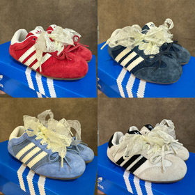 Adidas Trefoil Lace Bowknot Dexun Chaussures de danse-4189  