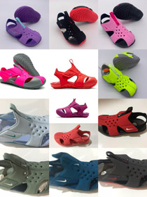 Chaussures trou pour enfants Nike-4240  