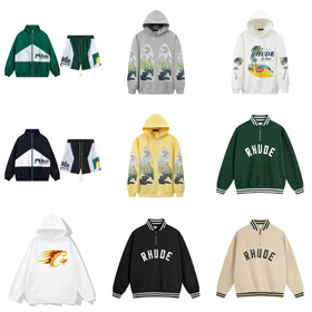 RHUDE nouvel amour arbre de coco plage sweat à capuche populaire-4413  