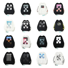 Off-White Graffiti peinture à l'huile flèche sweatshirt-4485  
