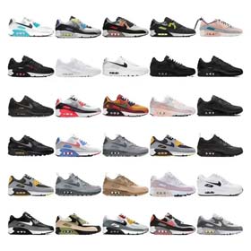 Nike AIR MAX90 hommes et femmes sport entraînement chaussures de golf-2353  