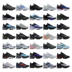 NIKE Air Max TN3 Coussin III été maille élévation Casual hommes et femmes pleine paume respirant cha  