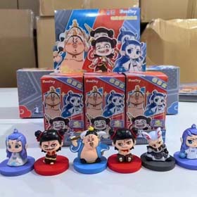 Edition de haute qualité de la patrie Nezha Figure Blind Box Nezha Deux Ornaments Animation Ao Bingg  