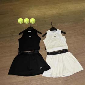 ALO 25 nouveau costume de sport à séchage rapide fishbone veste jupe de tennis mince fitness costume  