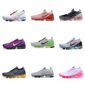 Nouveau coussin d'air plein-palme de Nike chaussures de course tricotées respirantes-2704  