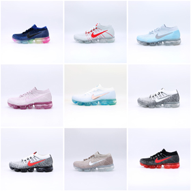 Nike coussin à air pleine longueur volant tissé chaussures de sport amortissantes-2706  