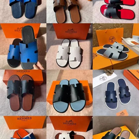 HERMES Izmir tongs à orteils ouverts à glisser-2948  