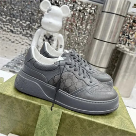 GUCCI cuir low-top lace-up mode chaussures de sport-2949  