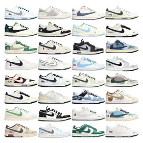 Nike Dunk édition limitée polyvalent chaussures de sport décontractées sneakers-2977  
